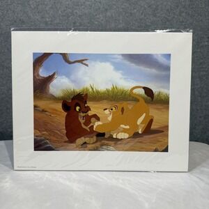 Official Walt Disney The Lion King Young Scar Commemorative Lithograph 1995